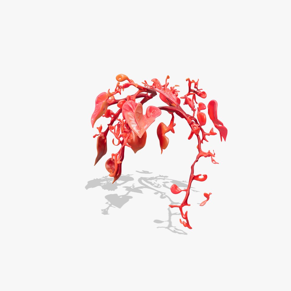 Vibrant Red Vine Model Pack for Diverse Environments
